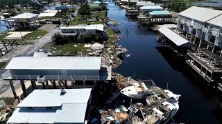 Homes destroyed in Taylor County Florida following Helene [upl. by Kcire640]