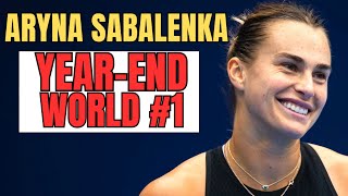 Aryna Sabalenka  Ends 2024 as World 1 [upl. by Burkhart451]