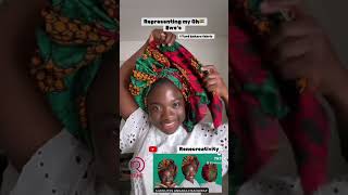 How to Tie Quick Ankara Headwrap ankara turban [upl. by Dennett]