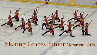 Skating Graces Junior 🇩🇪 Mozartcup 2024 Short Program  Synchronized skating [upl. by Eninahpets323]