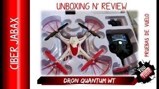 Dron Quantum Wonder Tech Unboxing y a volar [upl. by Nahtnahoj77]