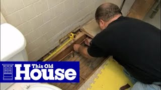 How to Install a Towel Warmer  This Old House [upl. by Namzaj]