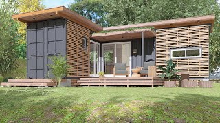 Shipping Container House  Odd Life Crafting Channel  Finallyyy [upl. by Modeerf]