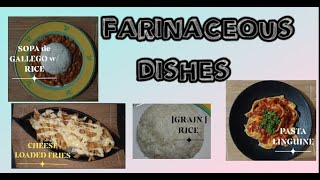 FARINACEOUS DISHES  HPC 113 [upl. by Zusman]