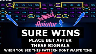 USE THIS AVIATOR TECHNIQUE BEFORE THEY NOTICE PLACE BET AFTER THESE SIGNALS  SURE BETTING TIPS [upl. by Enyawal327]