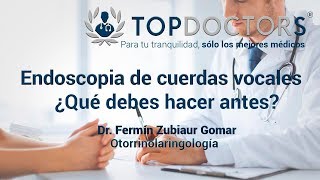 Endoscopia de cuerdas vocales– ¿Qué debes hacer antes de realizartela [upl. by Brion]