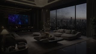 Gentle Rainfall  A Movie Marathon Indoors  The Ideal Setting For A Peaceful Night In [upl. by Plumbo]