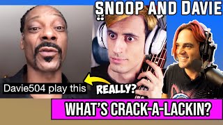 Snoop Dogg Challenged Me to Play THIS on Bass Guitar  DAVIE504 Reaction  Rapper VS Bassist [upl. by Luiza]