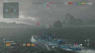 Venetto Close Match Pasta  World of Warships Legends  Stream Highlight [upl. by Azeel]