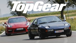 Porsche Panamera GTS vs Porsche 928 GTS  TopGear Polska [upl. by Llerut415]