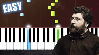 Georges Bizet  Habanera  Carmen  EASY Piano Tutorial by PlutaX [upl. by Aremus148]