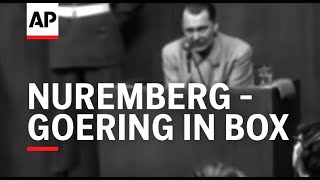 NUREMBERG  GOERING IN BOX  SOUND [upl. by Anima]