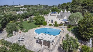 4 bedrooms trulli villa with pool garden and garage outside Cisternino [upl. by Euqirat]