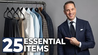 The ULTIMATE Beginner’s Capsule Wardrobe  25 Men’s Wardrobe Essentials [upl. by Gherlein]