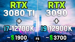 RTX 3080 Ti  i7 12700K vs RTX 3090  i9 12900K  Why Pay More [upl. by Chambers]