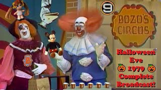 WGN Channel 9  Bozos Circus  quotHalloween Eve 79quot Complete Broadcast 10301979 📺 🤡 🎃 [upl. by Harvison]