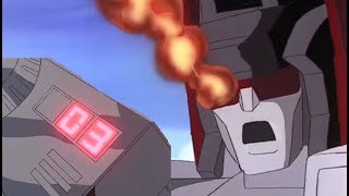 Metroplex Loses his Eyes  G1 Clip [upl. by Adnahcir918]