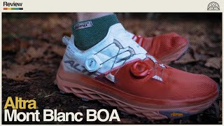 Not sure if BOA can fix it  ALTRA MONT BLANC BOA  Ginger Runner Review [upl. by Ojeillib]