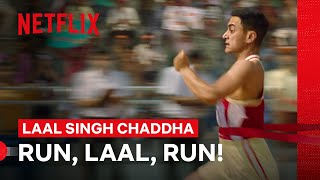 Run Laal Run  Laal Singh Chaddha  Netflix Philippines [upl. by Goldshlag]