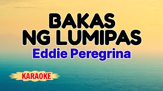 Bakas Ng Lumipas – Eddie Peregrina Karaoke Version [upl. by Ahsercul359]