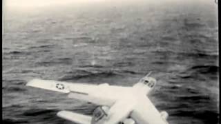 Douglas A3D Tailhook Failure USS Saratoga 29 July 1960 [upl. by Rettuc]