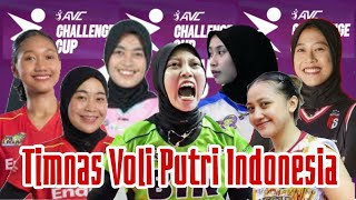 Profil Timnas Voli Putri Indonesia yang  GAK JADI  Dikirim ke AVC Challenge Cup 2024 [upl. by Annawad218]