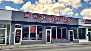 MIAMI SMOKERS from Guy Fieris quotDINERS DRIVEINS AND DIVESquot Where to EAT in Miami [upl. by Kenelm]