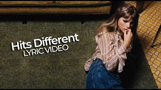 Taylor Swift  Hits Different Lyric Video HD [upl. by Aro]