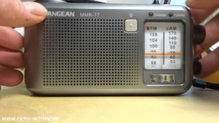 Sangean MMR77 Kurbelradio Dynamo Radio auf Kondensator umgebaut Prepper [upl. by Zelda994]