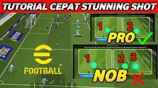 CARA CEPAT MELAKUKAN STUNNING SHOT DI EFOOTBALL 2025 MOBILE [upl. by Dupuis376]