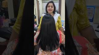 Keratin treatment  hair care  YouTube shorts  viral video 🤍✨ [upl. by Nolak397]