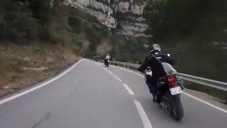 Riding the Africa Twin from Barcelona to France [upl. by Alim789]