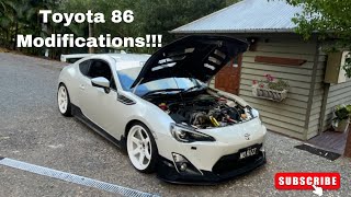 Toyota 86 All Modifications [upl. by Cristabel816]