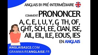 Anglais B1  Comment prononcer H TH OF AIL les mots à 1 ou 2 syllabes à consonnes muettes [upl. by Ianahs]