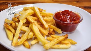 🔴 El Secreto Para unas Papas Fritas Crujientes  El sabor latino [upl. by Notled]