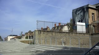 Vierzon  inauguration de la place Jacques Brel dans un documentaire sur Nicolas Sansu [upl. by Epifano]