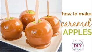 The BEST Easy Homemade Caramel Apples [upl. by Nelleoj83]