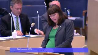 Jimmie Åkesson SD sätter Åsa Romson MP på plats [upl. by Ezmeralda]