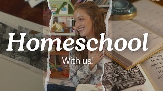 Homeschool with Us  Homeschooling 2nd and 3rd Grade Preschool and Toddler [upl. by Gerfen]