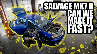 Our salvage MK7 Golf R gets new parts and goes on a major diet [upl. by Jacy]