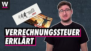 Die Verrechnungssteuer erklärt in 130 Sekunden [upl. by Rennoc774]