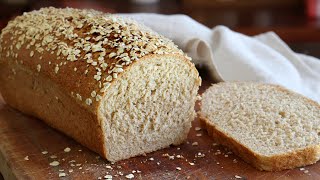 PAN INTEGRAL con AVENA y MIEL  Pan de Molde Casero  CUKit [upl. by Avie]