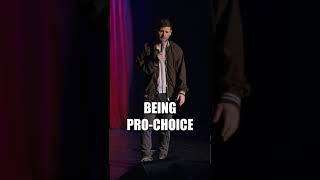 Being ProChoice  Drew Lynch  shorts jokes comedy standup drewlynch reelsfb [upl. by Yelahs]