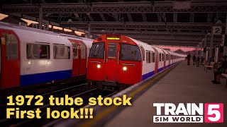 TSW5 West Coast mainline  1972 tube stock  first look [upl. by Eedissac]