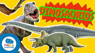 ¡Descubre el Fascinante Mundo de los Dinosaurios  Happy Learning 🦖🌍✨ [upl. by Antin]