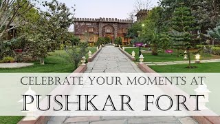 Hotel Pushkar Fort Luxury Heritage Resort in Pushkar Ajmer Rajasthan India hotelsResort pushkar [upl. by Ecar]