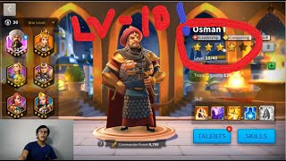 Upgrade Your Level 10 Commanders To 4 stars⭐️ in Rise of Kingdoms [upl. by Rosene]