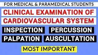 CARDIOVASCULAR SYSTEM EXAMINATION  CLINICAL LAB  PHYSIOLOGY PRACTICALS [upl. by Rimisac]