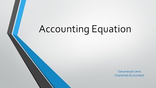 Accounting Equation  Capital  Liability  Assets  for 11th commerce CA foundation MBA students [upl. by Pinzler]