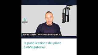 Il Piano Triennale per la Transizione Digitale è obbligatorio [upl. by Jacy]